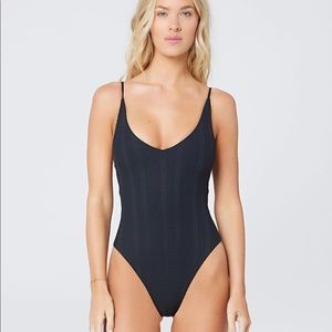 L*Space Pointelle Rib Gianna One Piece Swimsuit
